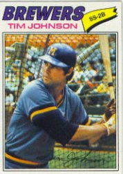 1977 Topps Baseball Cards      406     Tim Johnson